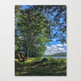 Adirondack Chairs Canvas Print