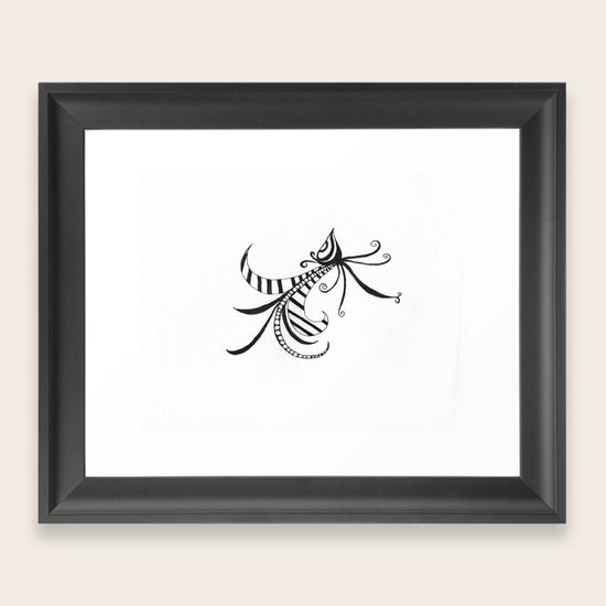 Feather Framed Art Print