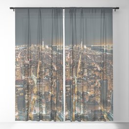 New York City Sheer Curtain