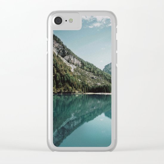 Grainy Lake Clear iPhone Case