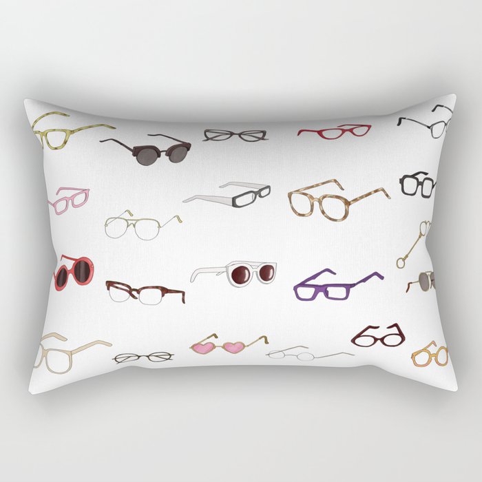glasses Rectangular Pillow