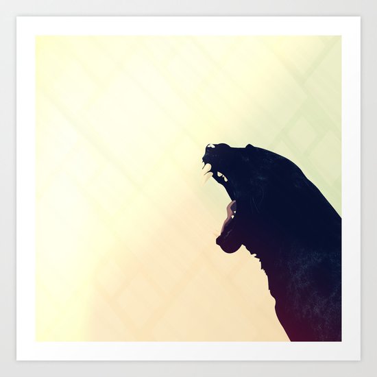 Black Panther Art Print
