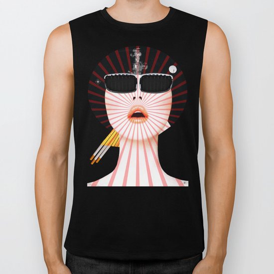 Master of Light · Monolithic Baby (Collab with the Great, Amazing & WildCrazy Hugo Barros) Biker Tank