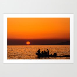 Sunset Art Print