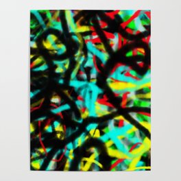 Street 23. Abstract Painting.  Poster