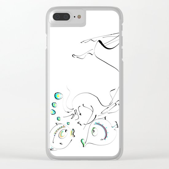kiss Clear iPhone Case