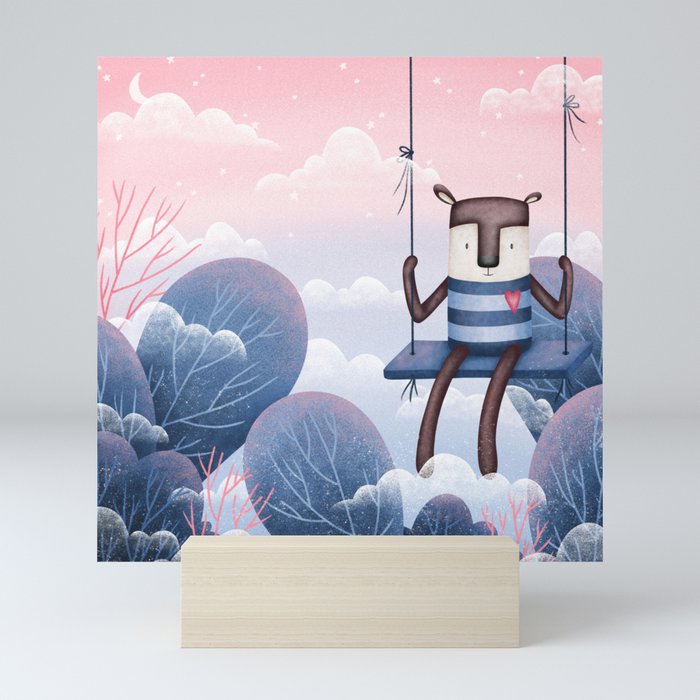 Magic Forest Friends - Fog of Time Mini Art Print