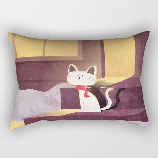 Winter Night Rectangular Pillow
