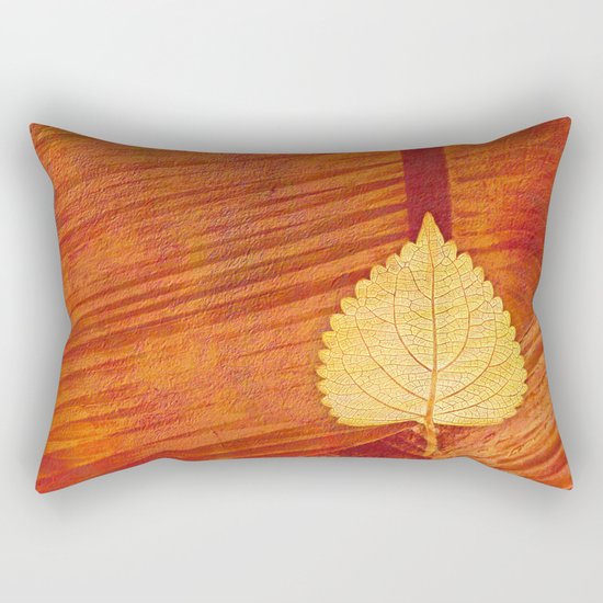 Lonely Leaf Rectangular Pillow