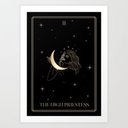 The High Priestess Art Print