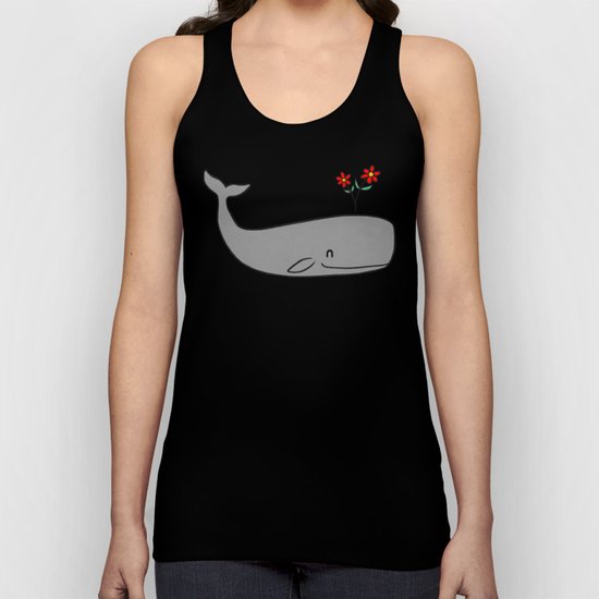 Peace Whale Unisex Tank Top