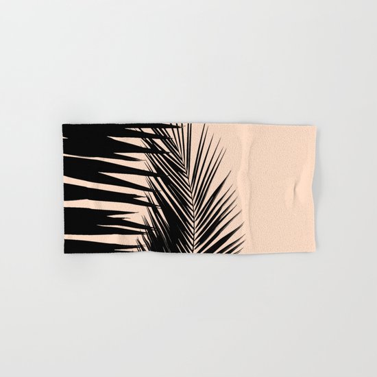 Palms on Pale Pink Hand & Bath Towel