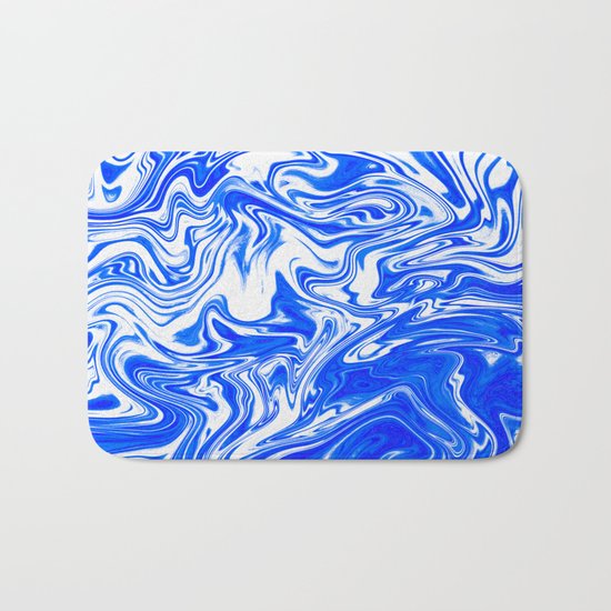 Marbled XX Bath Mat