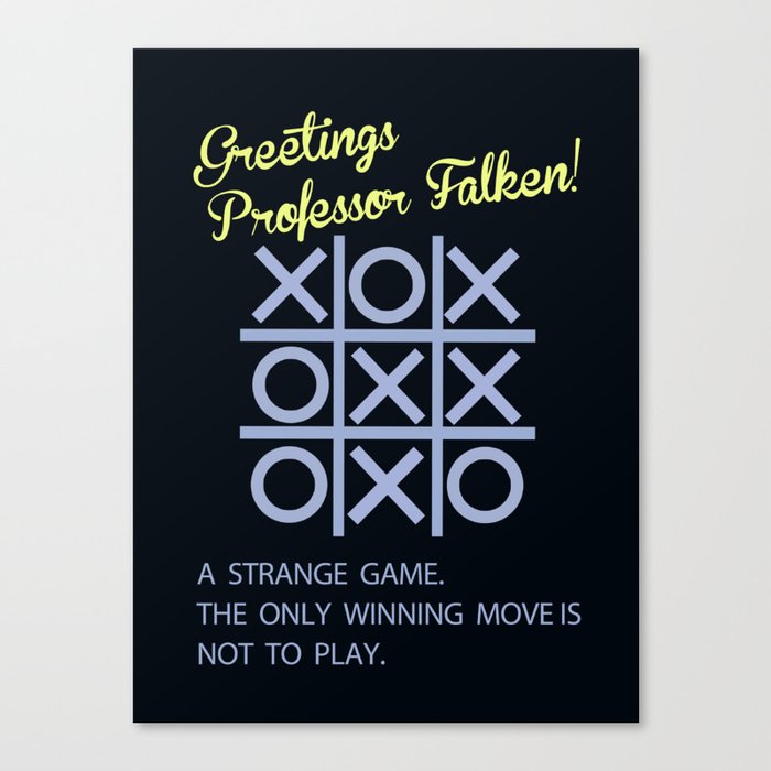 Strange game  Canvas Print