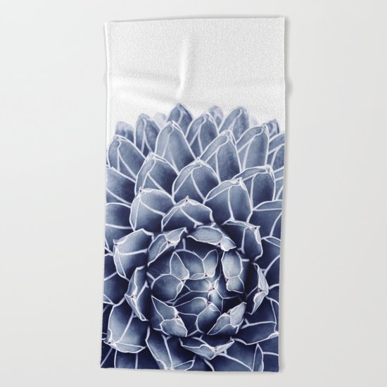 Succulent splendour - chambray Beach Towel