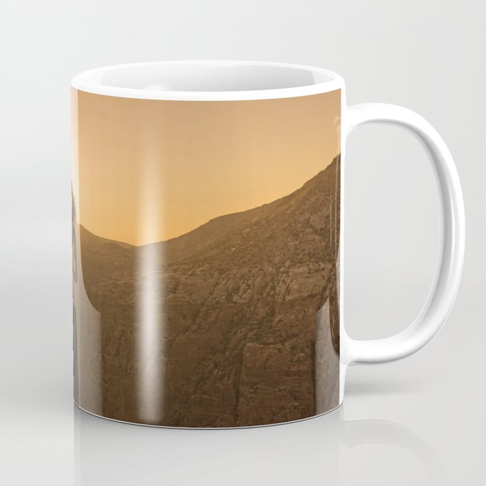 Sunset over mountains Coffee Mug
