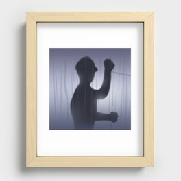 If you're Home Alone, showering... Recessed Framed Print