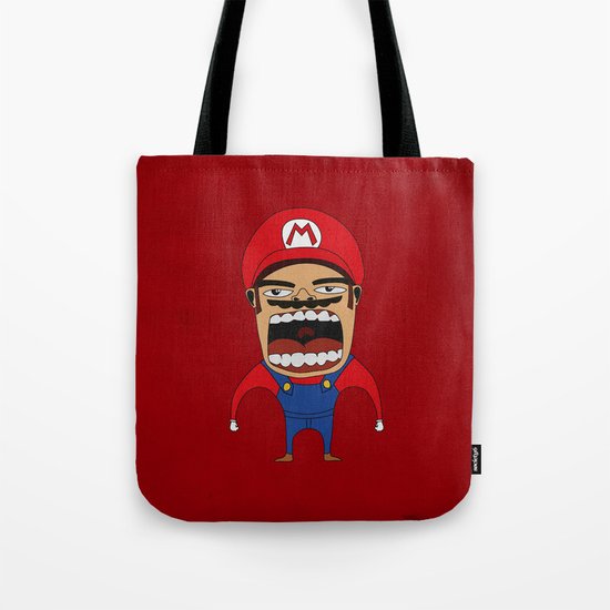 Screaming Mario Tote Bag