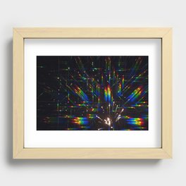 Fireworks Recessed Framed Print