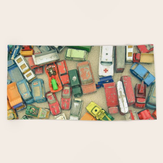 Traffic Jam Beach Towel