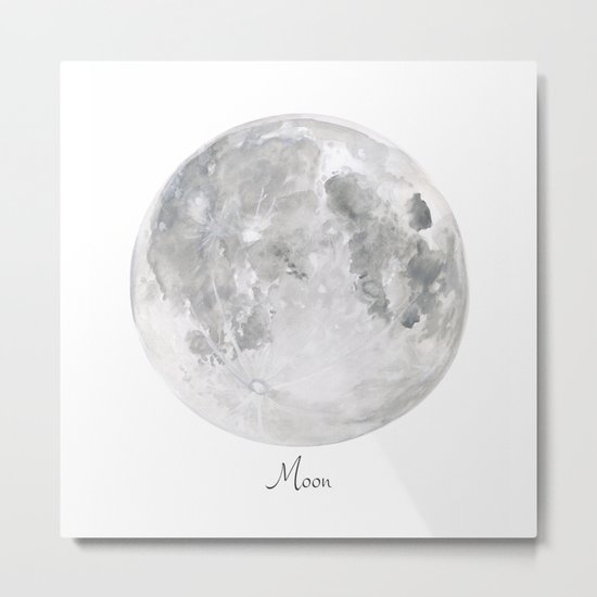 Moon planet Metal Print
