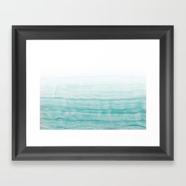 Turquoise sea Framed Art Print