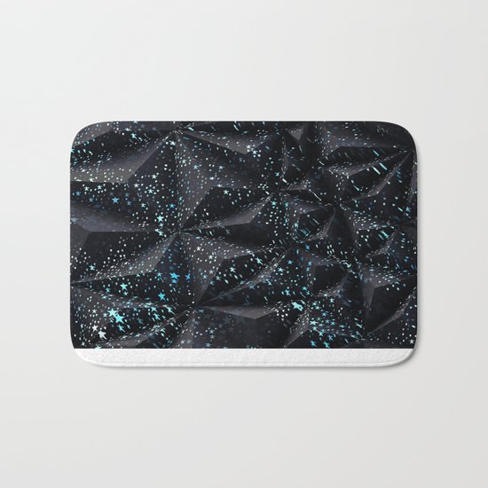 Lost Black Star Bath Mat