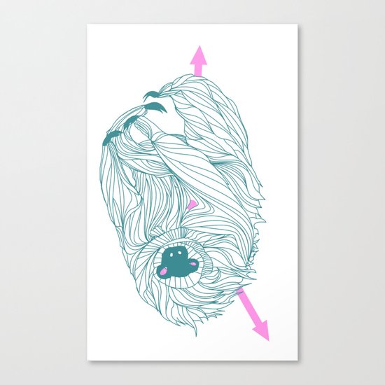 Slow and Inactive Canvas Print