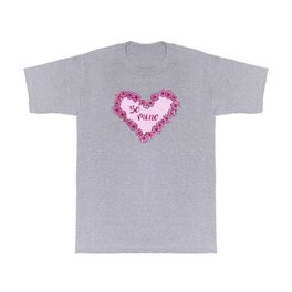 Be Mine Valentine T Shirt | Valentine, Love, Hearts, Burgundy, Be Mine, V Day, Pink, Flowers, Cherry Blossom, Valentines Day 