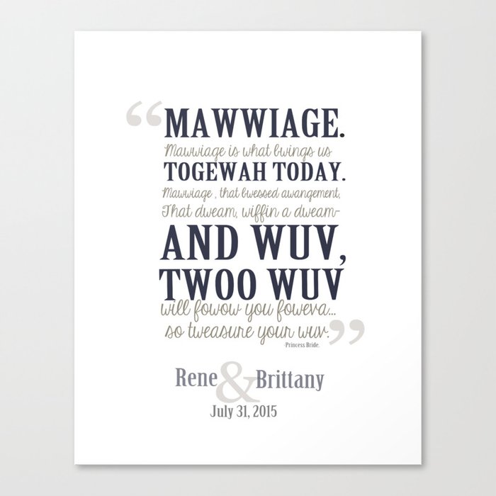 Mawwage Is What Bwings Us Togewah Today 1A