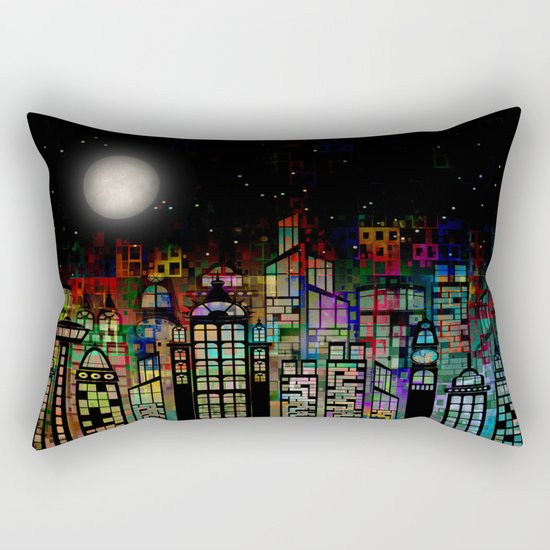 Fairytale City Rectangular Pillow