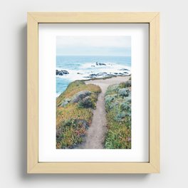 The Path to the Ocean Recessed Framed Print