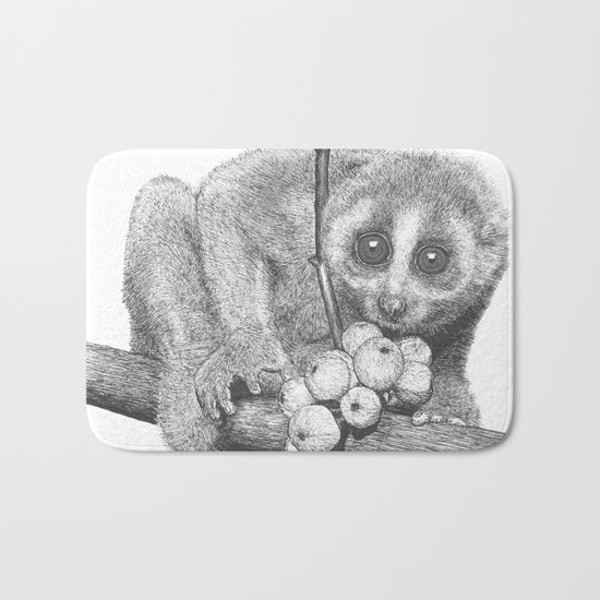 Slow Loris (Kera Duku) Bath Mat
