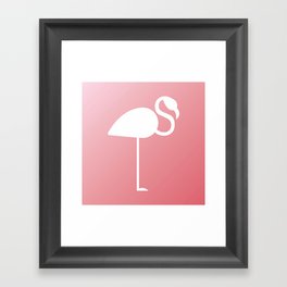 The Flamingo Framed Art Print