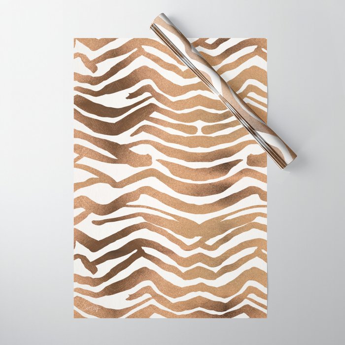 zebra wrapping paper