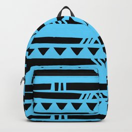 Mid-Century Modern Abstract Geometric In 1950's Blue Backpack