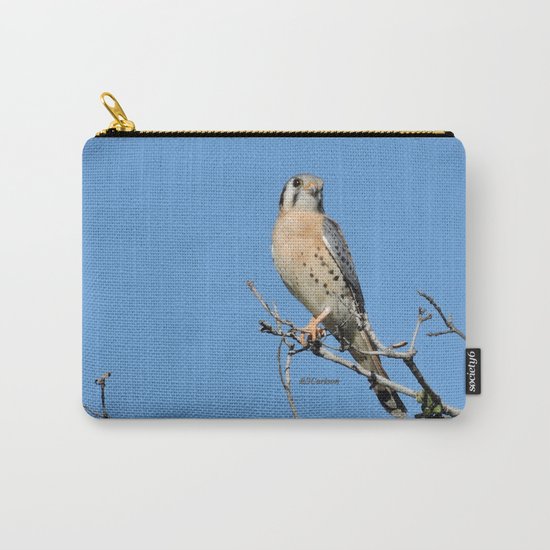 A Kestrel Says Hello Carry-All Pouch