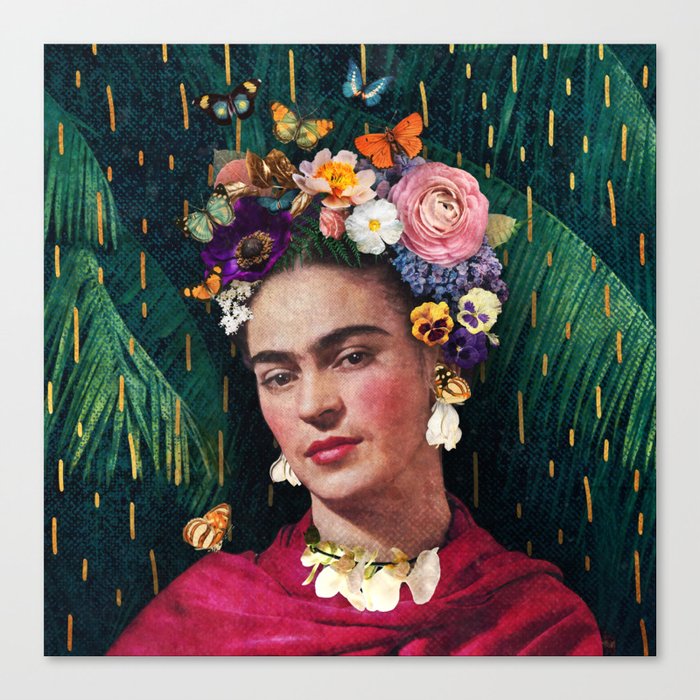 Frida Kahlo :: World Women's Day Canvas Print