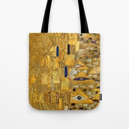 All the World is Gold symbolist portrait painting by Gustav Klimt Tote Bag