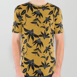 Echinacea - Yellow All Over Graphic Tee