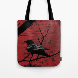 Crow Rust Industrial Red A673 Tote Bag