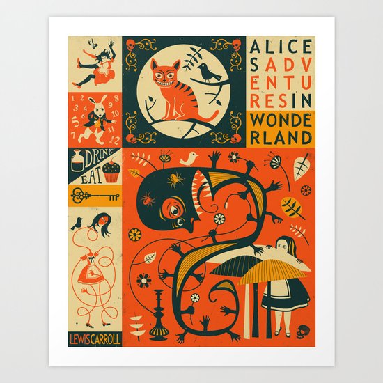 ALICE'S ADVENTURES IN WONDERLAND Art Print