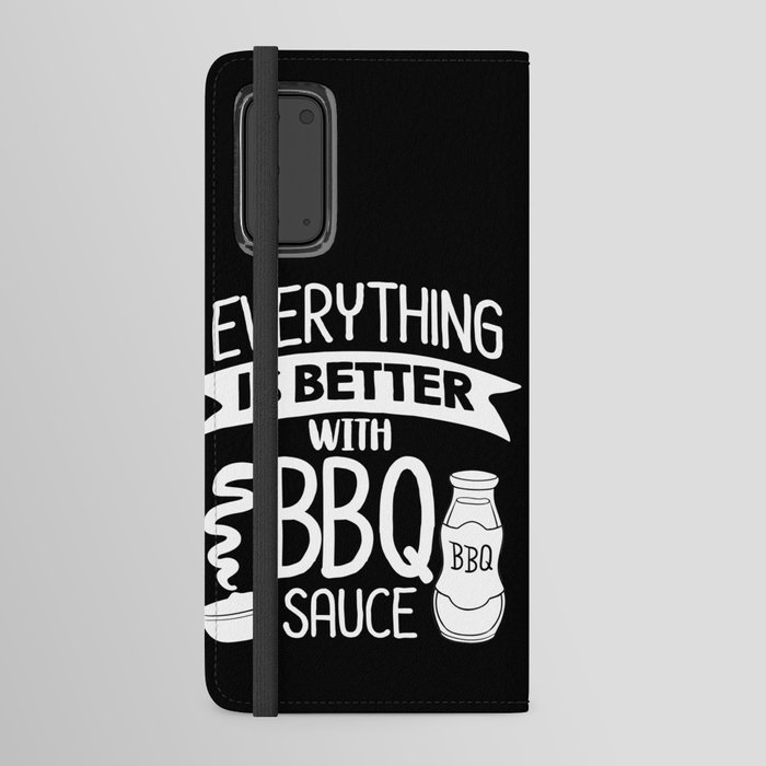 BBQ Sauce Barbeque Recipes Korean Barbecue Keto Android Wallet Case