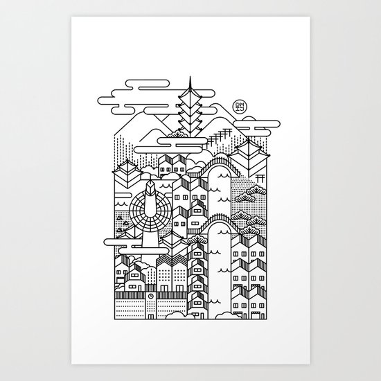 KYOTO Art Print