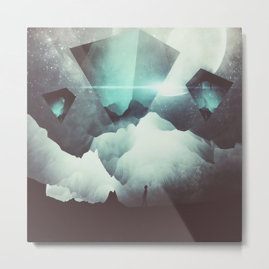 Three Metal Print