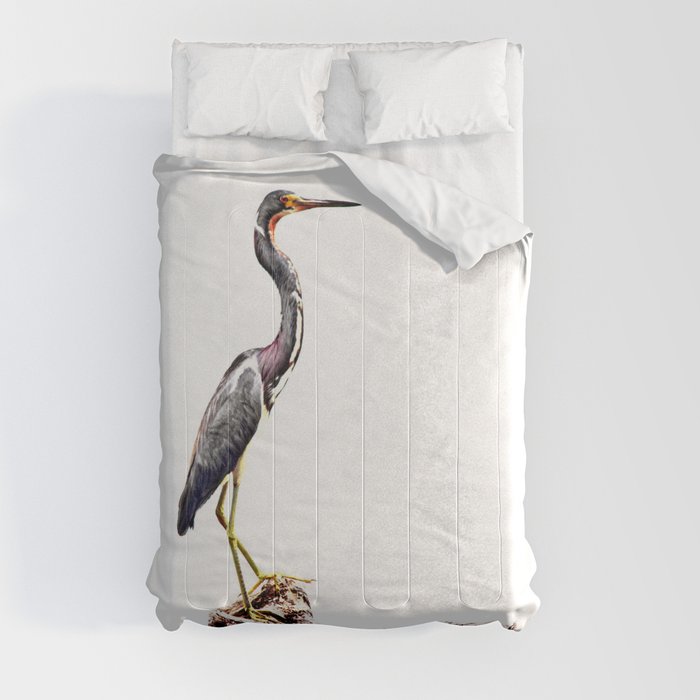 The Gentle Graceful Heron Comforter