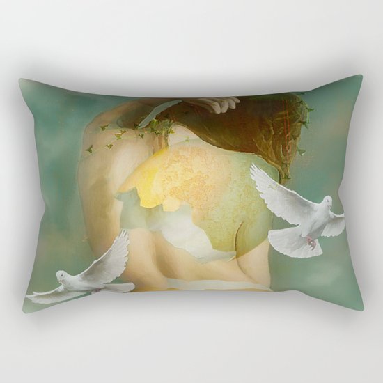 Hatching Rectangular Pillow