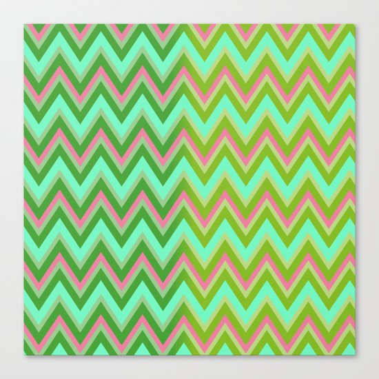 HappyChevron Canvas Print