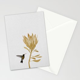 Hummingbird & Flower I Stationery Card