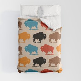 Buffalo Bison Pattern 278 Comforter
